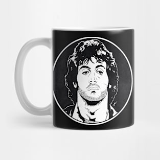 RAMBO - First Blood (Circle Black and White) Mug